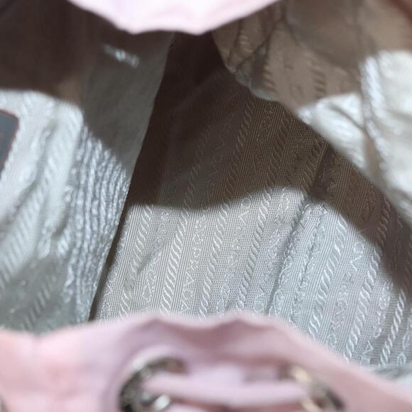 PRADA Backpack Nylon Pink Silver Auth 153366 main image 6